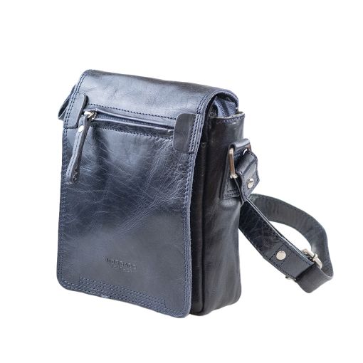 Bolso Piel Azul