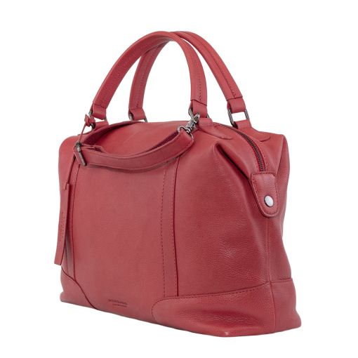 Bolso Piel Rojo