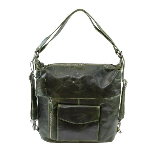 Bolso Piel Verde