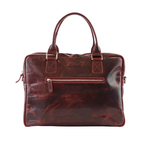 Bolso Piel Rojo