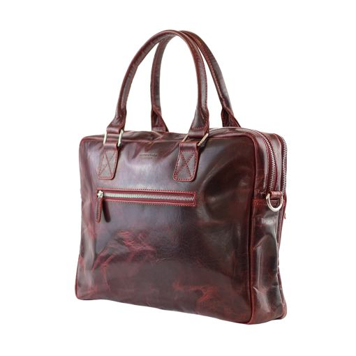Bolso Piel Rojo