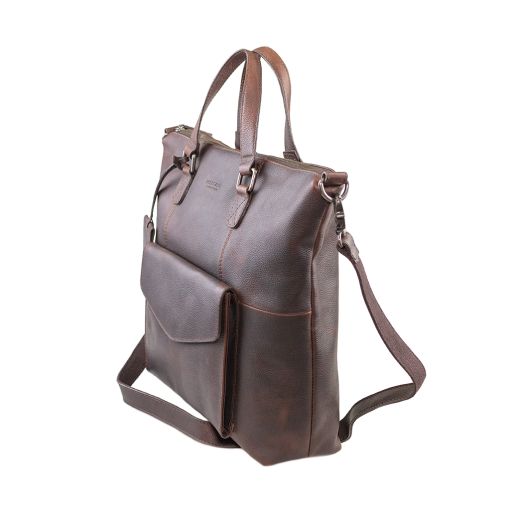 Bolso Piel Doble Asa Elegante